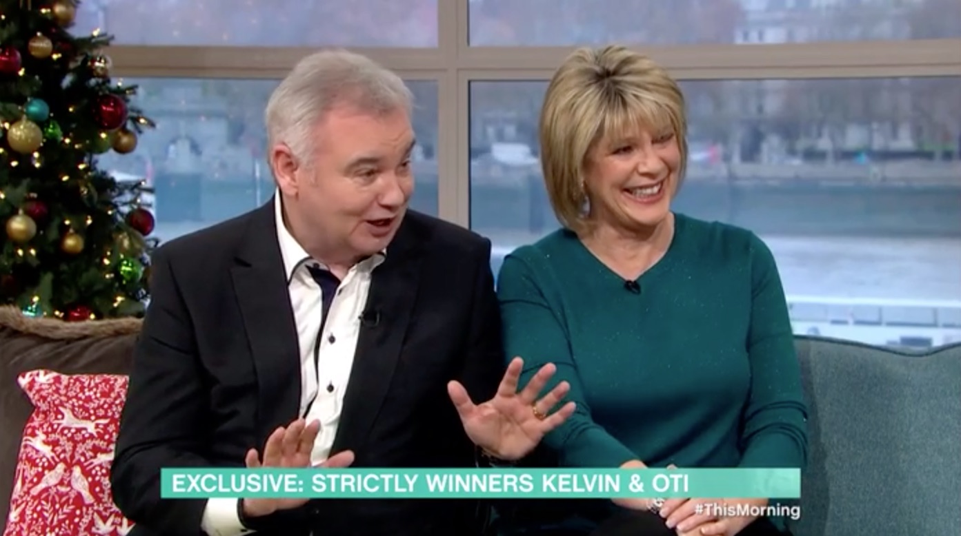 Eamonn Holmes Strictly this morning