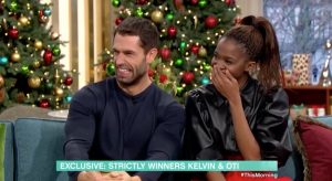 Eamonn Holmes Strictly this morning