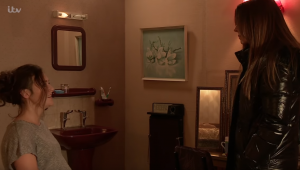 Vicky is alive and working with Michelle to get revenge on Robert (Credit: YouTube/Coronation Street)