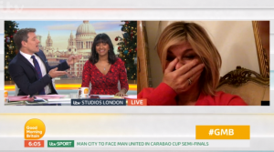 Kate Garraway on GMB