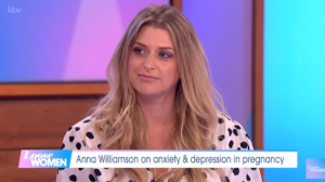 Anna Williamson on Loose Women (Credit: ITV)