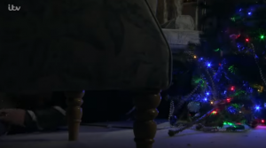 Rita's Christmas tree fell on her leaving her trapped Coronation Street