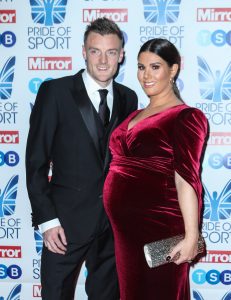 Becky and Jamie Vardy before the birth of their daughter
