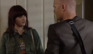 Lauren with dad Max in EastEnders (Credit: BBC)