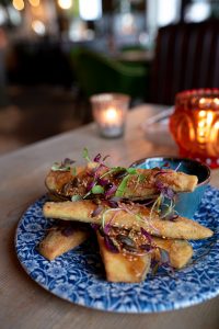 Bill's aubergine fritters