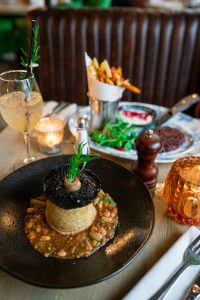 Bill's mushroom suet pudding