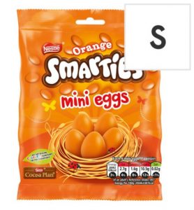 Orange Smarties Mini Eggs