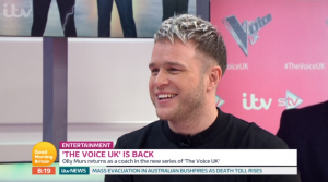 Olly Murs on Good Morning Britain