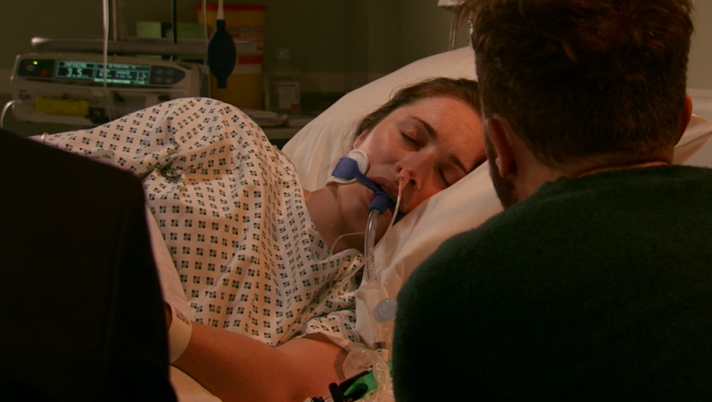 Corrie fans in tears as David is told Shona will never wake up