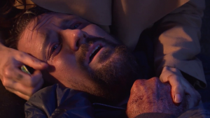 Breda had been holding Tony at the Pig Farm Hollyoaks 