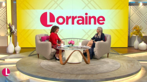 Katie appeared on Lorraine 