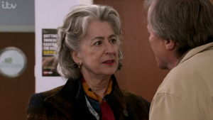 Evelyn called out for Dr Gaddas Coronation Street