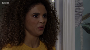 Chantelle asks everyone to leave EastEnders