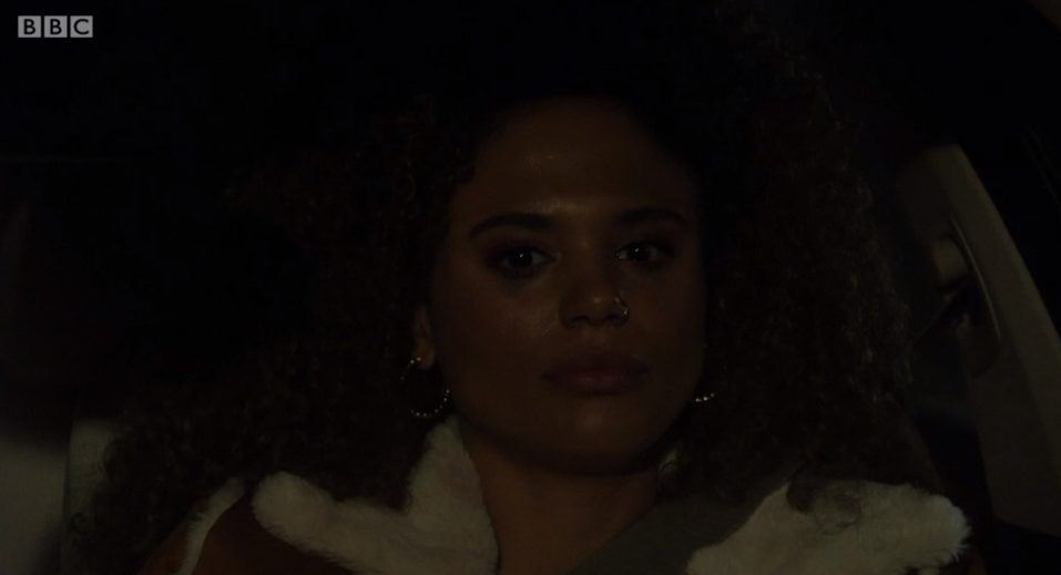 EastEnders Chantelle blames herself Credit: BBC