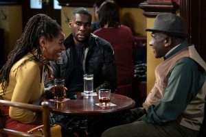 Paul Trueman is Isaac's focus in EastEnders