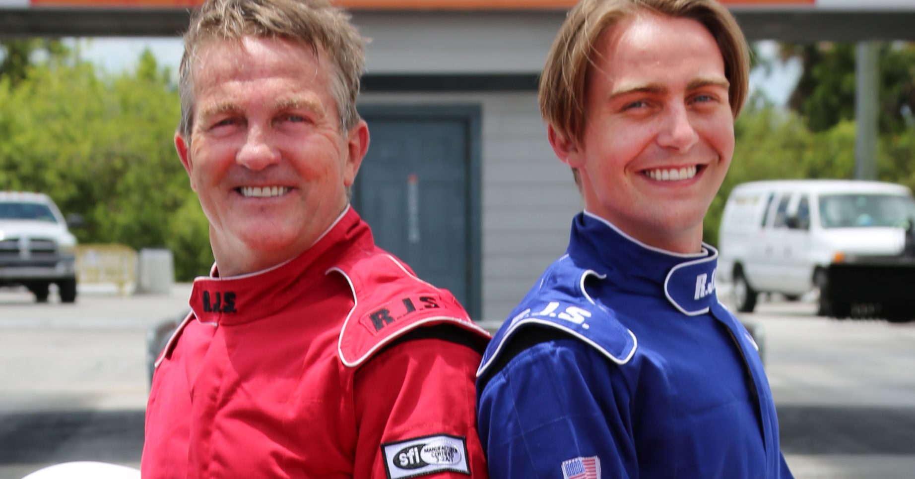 Bradley Walsh and Barney Walsh