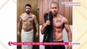 Shane Ward showed off his incredible transformation Lorraine