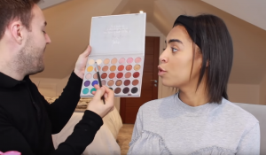 Alan did Tisha's make up Tisha Drew Merry YouTube Alan Halsall 