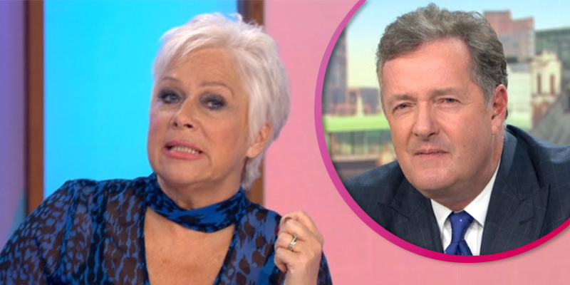 Denise Welch and Piers Morgan on GMB