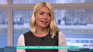 Holly Willoughby on This Morning