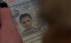 Fiz found ferry tickets and Hope's passport in Jade's loft Coronation Street