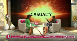 Amanda Mealing appeared on Lorraine