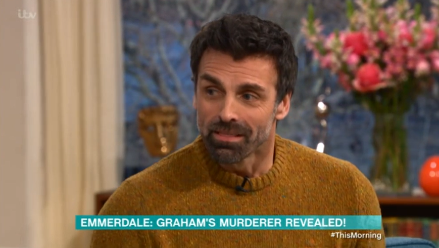 Emmerdale Pierce Jonathan Wrather1 Credit: ITV This Morning