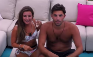 Dani Dyer and Jack Fincham on Love Island