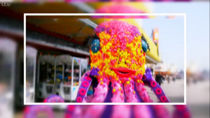 An octopus costume disguises the identity of the singer