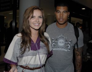 Nadine Coyle with her ex, Jason Bell (Credit: Splash News)