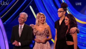 Phillip Schofield, Holly Willoughby, Perri Keily and Vanessa Bauer