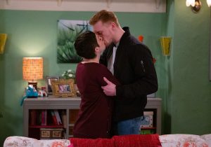 Victoria and Luke will kiss next week (Credit: ITV)