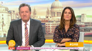 Piers Morgan and Susanna Reid