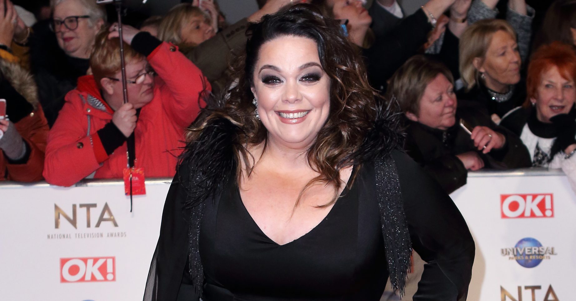National Television Awards (NTA) 2020 Red Carpet Arrivals, O2 London Pictured: Lisa Riley Ref: SPL5143746 280120 NON-EXCLUSIVE Picture by: Grant Buchanan / SplashNews.com Splash News and Pictures Los Angeles: 310-821-2666 New York: 212-619-2666 London: +44 (0)20 7644 7656 Berlin: +49 175 3764 166 photodesk@splashnews.com World Rights
