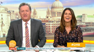 Piers Morgan and Susanna Reid on GMB