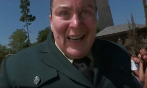 Pam Ferris in Matilda 