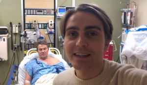 Bradley Walsh and Barney Walsh