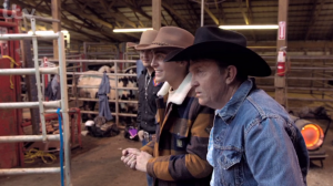 Bradley Walsh and Barney Walsh