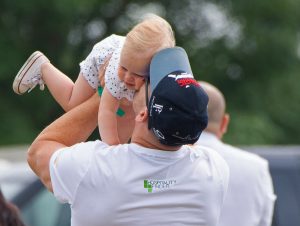 Lena Tindall and Mike Tindall