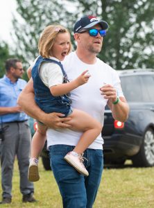 Mia Tindall and Mike Tindall