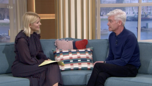 Holly and Phil as he reveals he's gay This Morning