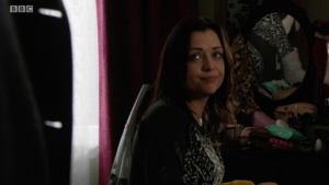 Leo spying on Whitney