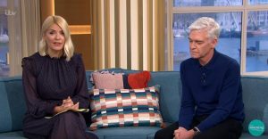 Holly Willoughby and Phillip Schofield on This Morning