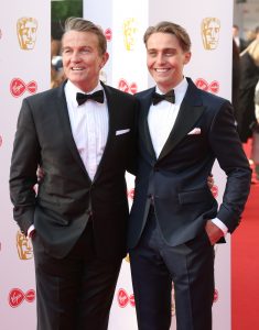 Bradley Walsh and Barney Walsh