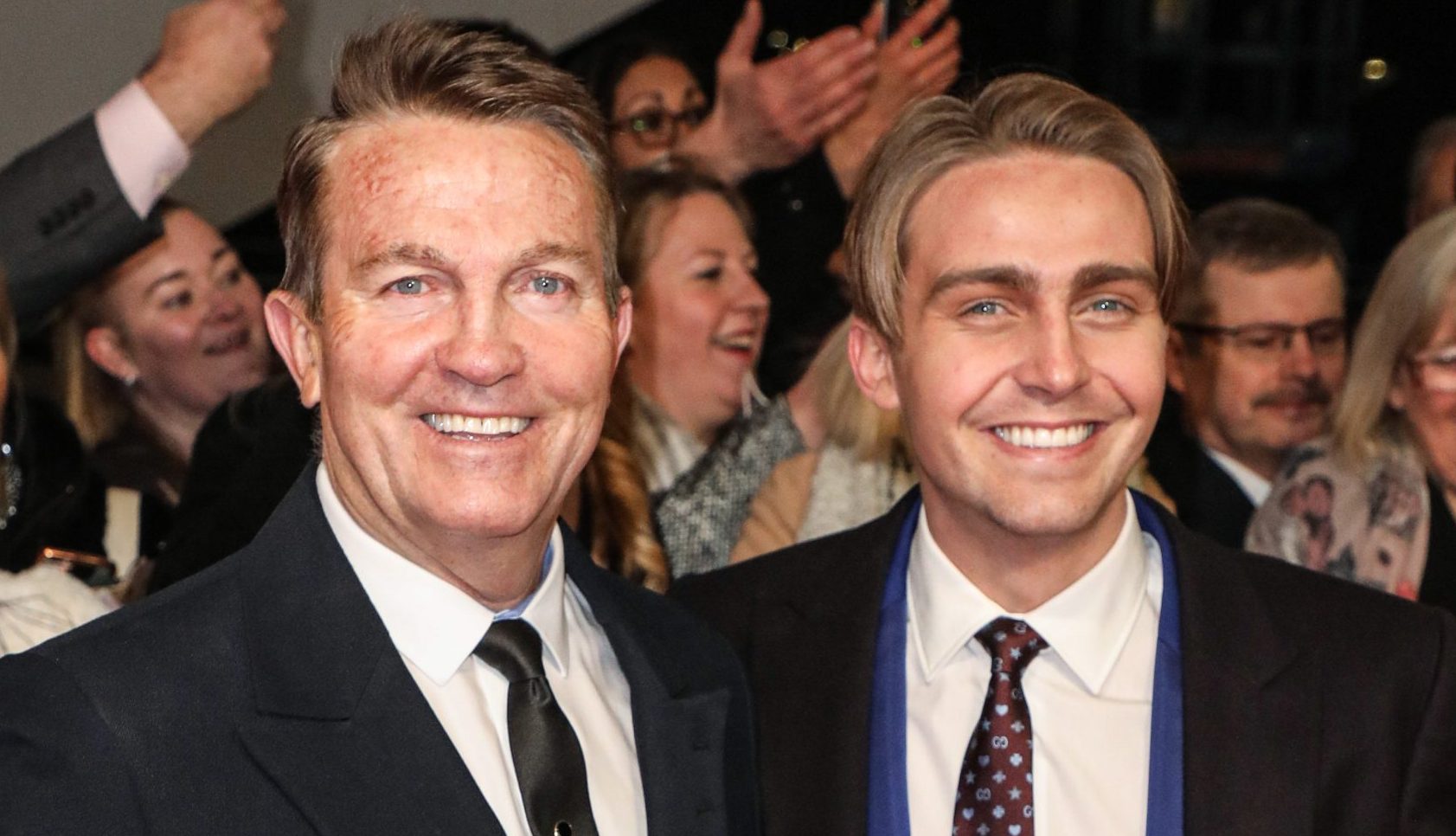 Bradley Walsh and Barney Walsh