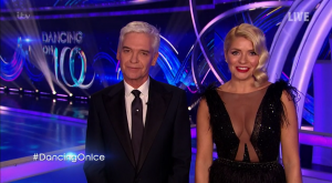 Phillip and Holly presenting Dancing On Ice