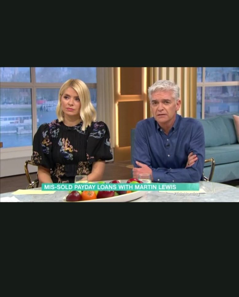 Philip Schofield mouths 'sorry' after Martin Lewis swears