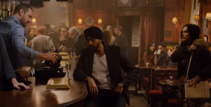 Mick and Whitney exchange a glance EastEnders 