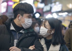 People wearing masks to protect against Coronavirus
