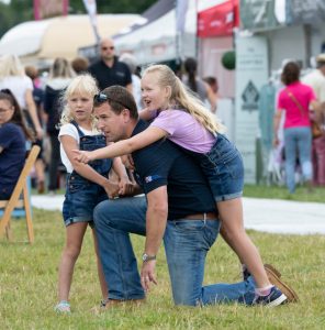 Peter Phillips and daughters